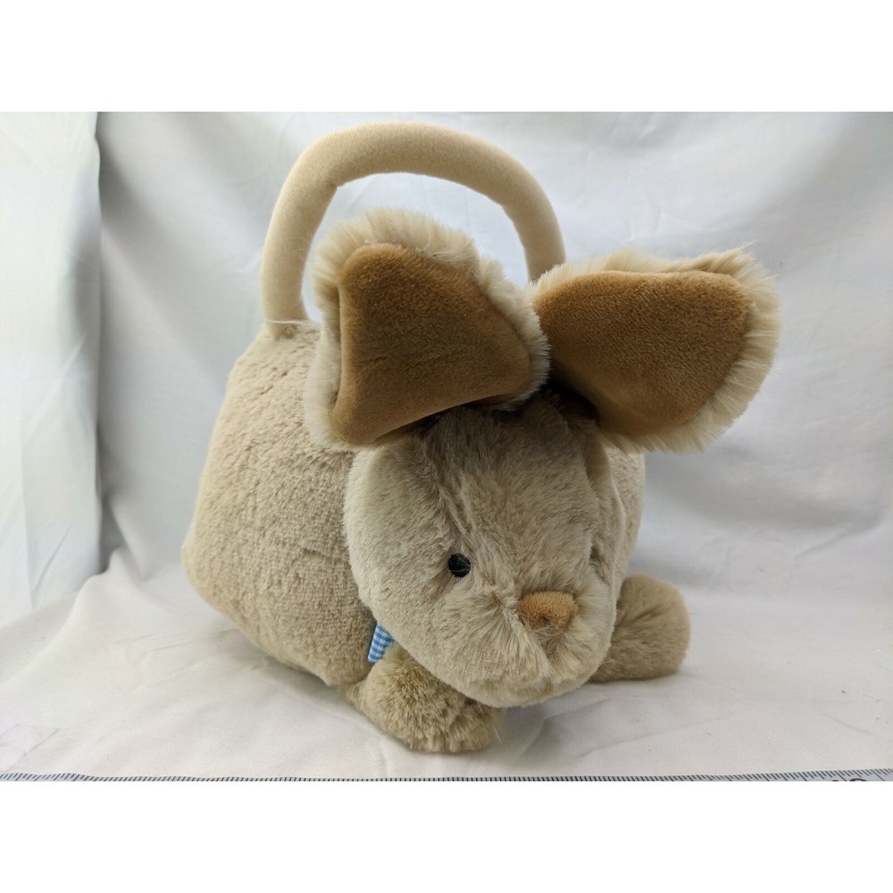 Gund Rabbit Plush Easter Basket Stuffed Animal Toy Starting Out Tan